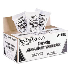 Crayola Model Magic Modeling Compound, 8 oz, White, 6 lbs.