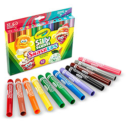 Crayola Silly Scents Slim Scented Washable Markers - Assorted - 1 Pack
