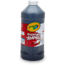 Crayola Tempera Paint, Black, 32 oz