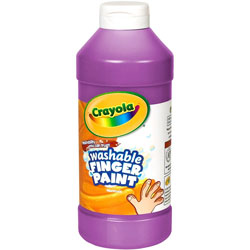 Crayola Washable Fingerpaint, Violet, 16 oz