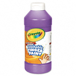 Crayola Washable Fingerpaint, Violet, 16 oz