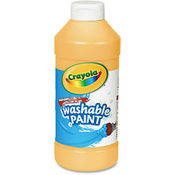 Crayola Washable Paint, Squeeze Bottle, 16oz., Peach