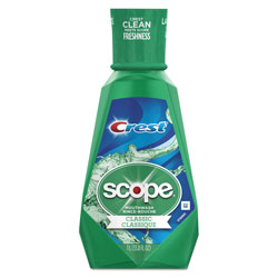 Crest® Scope Mouthwash, Mint Flavor, 1 Liter Bottle