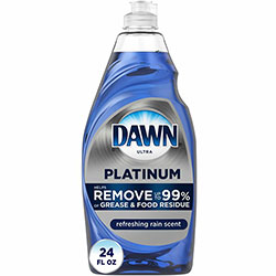 Dawn Platinum Dishwashing Soap, Liquid, 24 fl oz (0.8 quart), 10/Carton