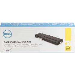 Dell Toner Cartridge for C2660, 4,000 Page High Yield, Yellow