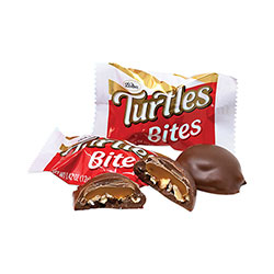 DeMet's Turtles Original Bite Size Candy, 0.42 oz Packet, 60/Box