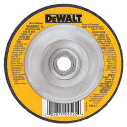 Dewalt Tools DW4514B5 Heavy Duty 4-1/2" x 1/4" x 7/8" Metal Grinding Wheel