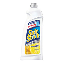 Soft Scrub® All Purpose Cleanser Lemon Scent 24oz, 9/Carton