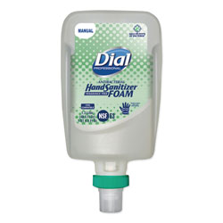 Dial FIT Fragrance-Free Antimicrobial Foaming Hand Sanitizer Manual Dispenser Refill, 1200 mL, 3/Carton (DIA19038)
