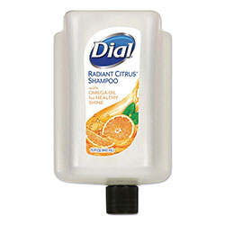 Dial Radiant Citrus Shampoo Refill for Versa Dispenser, 15 oz, 6/Carton