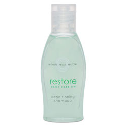 Dial Restore Conditioning Shampoo, Aloe, 1 oz Bottle, Clean Scent, 288/Carton