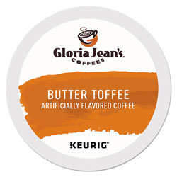 Gloria Jean's® Butter Toffee Coffee K-Cups, 96/Carton