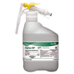 Diversey Alpha-HP Concentrated Multi-Surface Cleaner, Citrus Scent, 5000mL RTD Bottle
