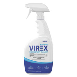 Diversey Virex All-Purpose Disinfectant Cleaner, Citrus Scent, 32 oz Spray Bottle, 8/CT