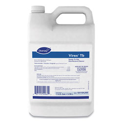 Diversey Virex TB Disinfectant Cleaner, Lemon Scent, Liquid, 1 Gallon Bottle