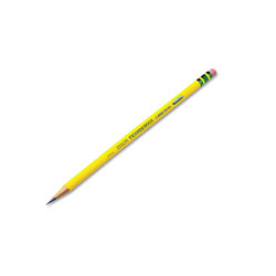 Dixon Ticonderoga Pencils, HB (#3), Black Lead, Yellow Barrel, Dozen (DIX13883)