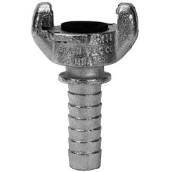 Dixon Valve Air King® 2-Lug Hose End, 3/4 in M Barb, 25/32 in dia x 2-1/2 in W x 3-15/16 in H, Iron