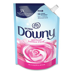 Downy Liquid Fabric Softener, April Fresh, 48 oz Pouch, 3/Carton