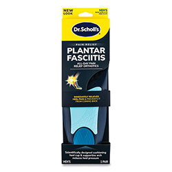 Dr. Scholl's® Plantar Fasciitis All-Day Pain Relief Orthotics for Men, Men Size 8 to 13, Blue