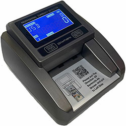 Drimark BillScan5 Counterfeit Detector Machine, Magnetic Ink, Infrared, Watermark, Dimension, 1 Second, Black