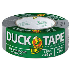 Duck® Duct Tape, 3 in Core, 1.88 in x 45 yds, Gray