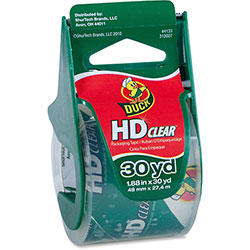 Duck® HD Clear Packaging Tape, 29.97 yd Length x 1.89 in Width, Acrylic, Clear