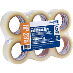 Duck® HP 235 Hot Melt Packaging Tape - 109.36 yd Length x 1.89 in Width - 6 / Pack - Clear
