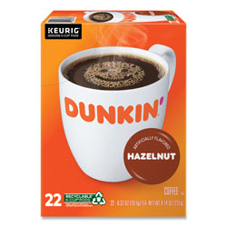 Dunkin' Donuts K-Cup Pods, Hazelnut, 22/Box