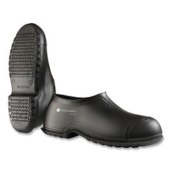 Dunlop® Protective Footwear Overshoes, Large, 4 in, PVC, Black