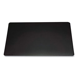 Durable Office Products Corporation Anti-Slip Contoured Edge PVC Desk Pad, 20.5 x 25.5, Black