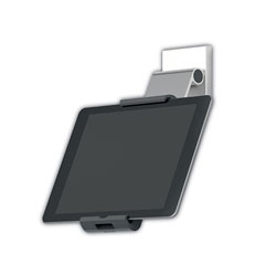 Durable Office Products Corporation Mountable Tablet Holder, Silver/Charcoal Gray