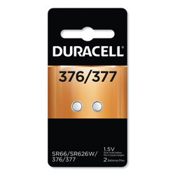 Duracell Button Cell Battery, 376/377, 1.5 V, 2/Pack