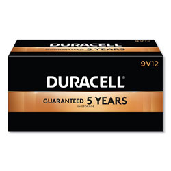 Duracell CopperTop Alkaline 9V Batteries, 72/Carton