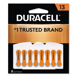 Duracell Hearing Aid Battery, #13, 8/Pack