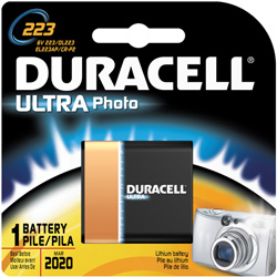 Duracell Specialty High-Power Lithium Battery, 223, 6V