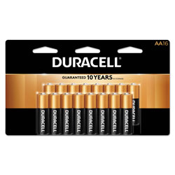 Duracell CopperTop Alkaline AA Batteries, 16/Pack