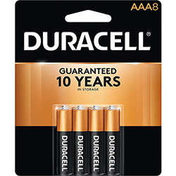 Duracell CopperTop Alkaline AAA Batteries, 8/Pack
