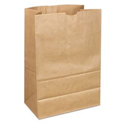 Duro Grocery Paper Bags, 40 lbs Capacity, 1/6 40/40#, 12 inw x 7 ind x 17 inh, Kraft, 400 Bags