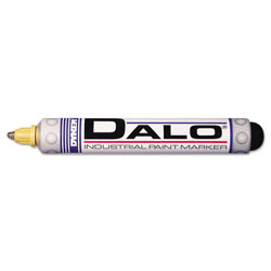 Dykem DALO® Industrial Steel Ball Tip Paint Marker, Yellow, Medium