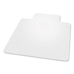 E.S. Robbins EverLife Chair Mat for High Pile Carpet with Lip, 46 x 60, Clear