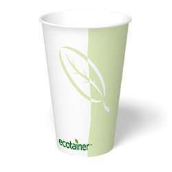 ecotainer Paper Hot Cup, 16 oz. (SMRE-16)