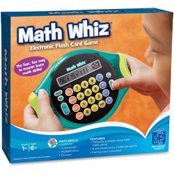 Educational Insights Math Whiz Electric Flash Card Game, Ages 6 Up