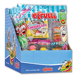 Efrutti® Bakery Shoppe Candy, Assorted Flavors, 2.7 oz Bag, 12/Carton