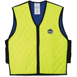 Ergodyne Evaporative Cooling Vest, Large, Lime