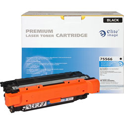 Elite Image Remanufactured Toner Cartridge, Alternative for HP 504X (CE250X), Laser, 10500 Pages, Black, 1 Each