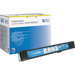 Elite Image Remanufactured Toner Cartridge, Alternative for HP 824A (CB381A), Laser, 21000 Pages, Cyan, 1 Each