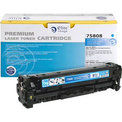 Elite Image Remanufactured Toner Cartridge, Alternative for HP 305A (CE411A), Laser, 2600 Pages, Cyan, 1 Each