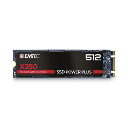 Emtec® X250 Power Plus Internal Solid State Drive, 512 GB, SATA III