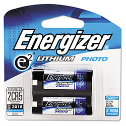 Energizer 2CR5 Lithium Photo Battery, 6V