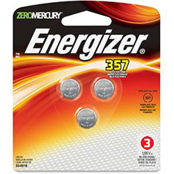 Energizer Batteries for Watch/Calculator, 1.5 Volt, 3/Pack, Red/Black